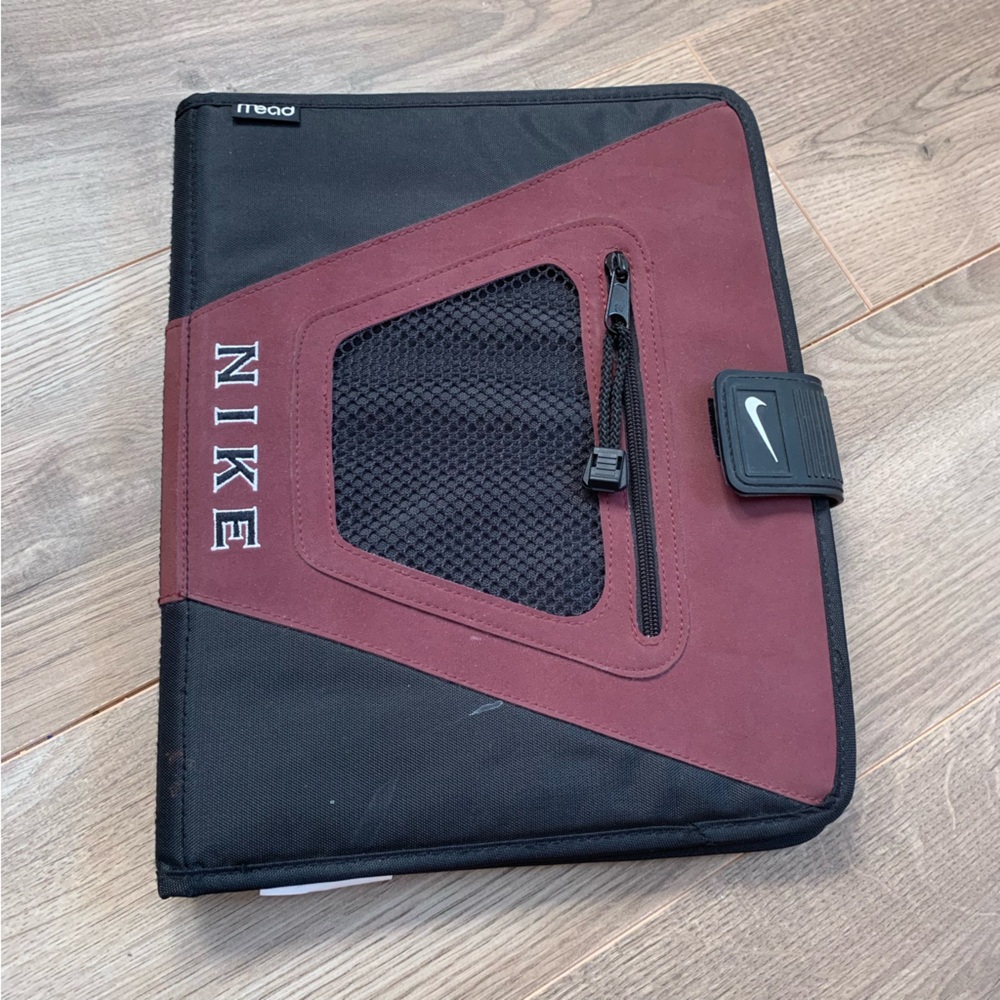 Vintage 1996 Nike Mead Notebook Binder